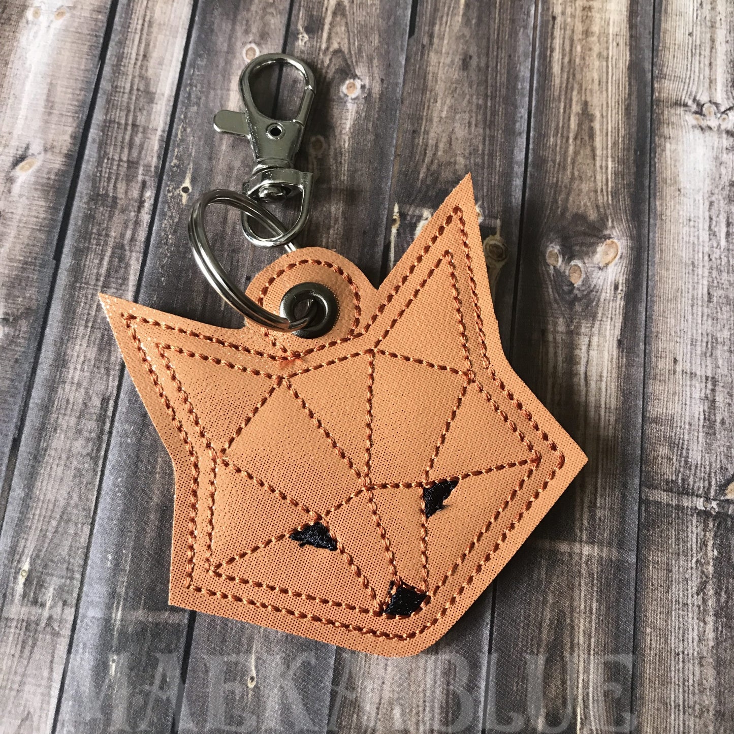Geo Fox Fobs 4x4 and 5x7 included- DIGITAL Embroidery DESIGN