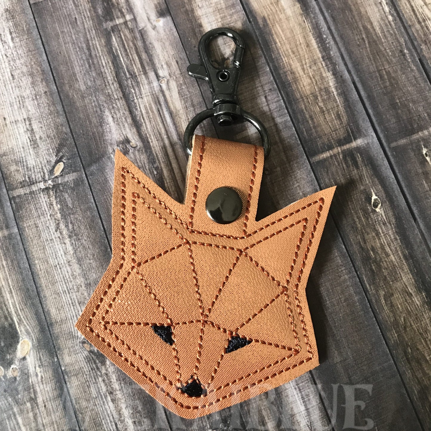 Geo Fox Fobs 4x4 and 5x7 included- DIGITAL Embroidery DESIGN
