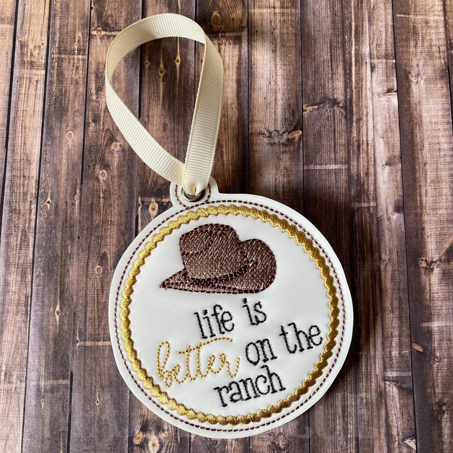 Ranch Ornament Set - Set of 6 - Digital Embroidery Design