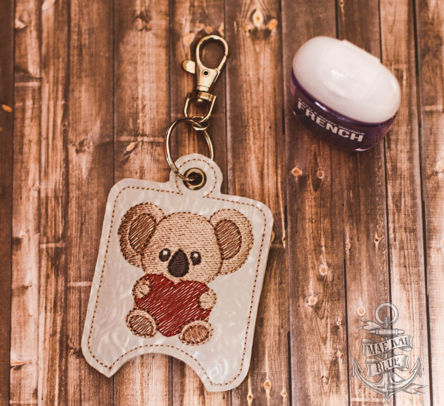 Koala Heart Sanitizer Holders - DIGITAL Embroidery DESIGN