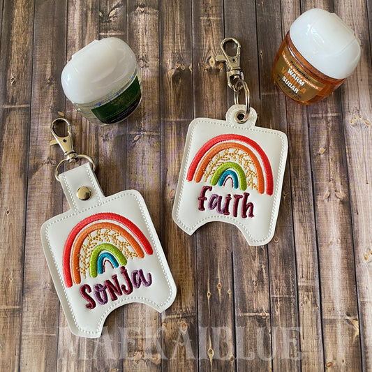 Boho Rainbow Sanitizer Holders - DIGITAL Embroidery DESIGN