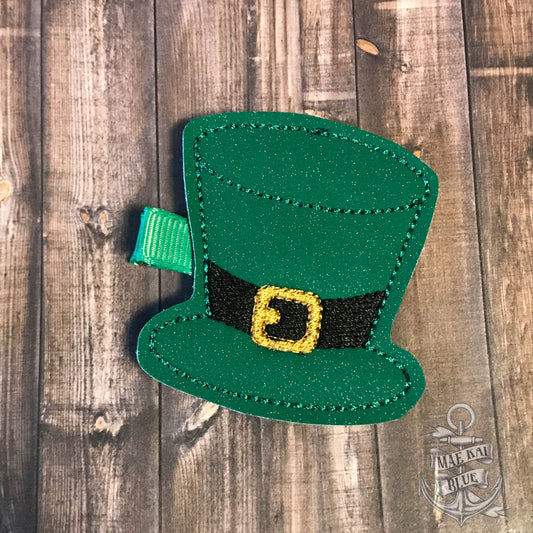 Leprechaun Hat Felties - 3 sizes - 4x4 and 5x7 Grouped- Digital Embroidery Design