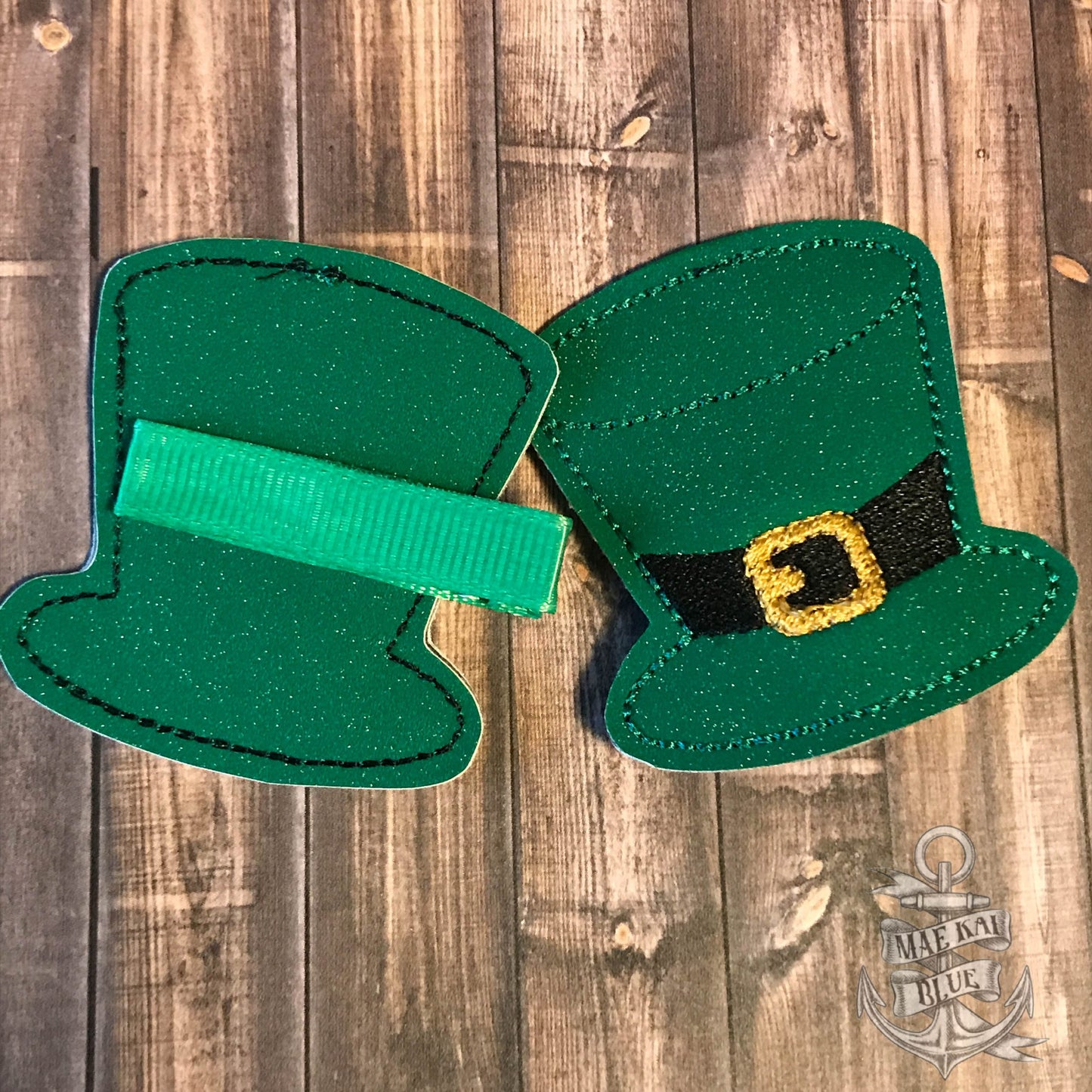 Leprechaun Hat Felties - 3 sizes - 4x4 and 5x7 Grouped- Digital Embroidery Design
