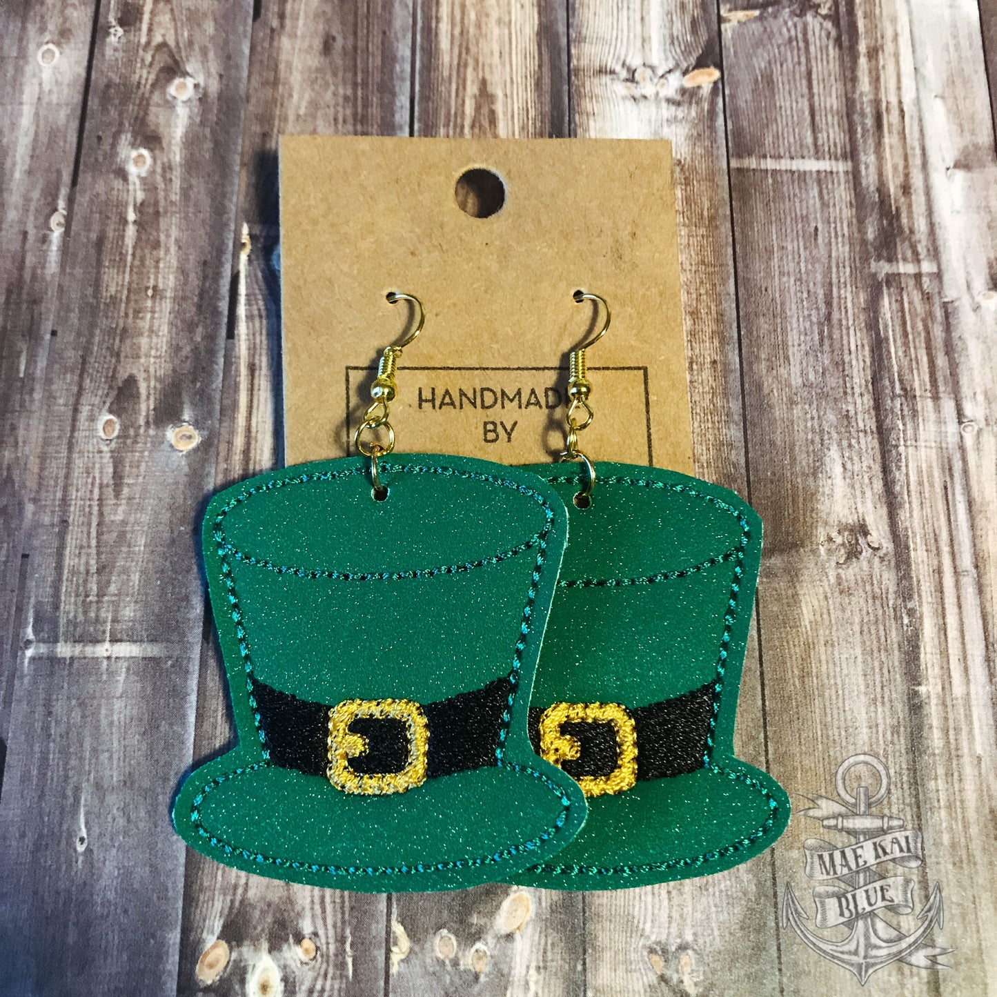 Leprechaun Hat Felties - 3 sizes - 4x4 and 5x7 Grouped- Digital Embroidery Design