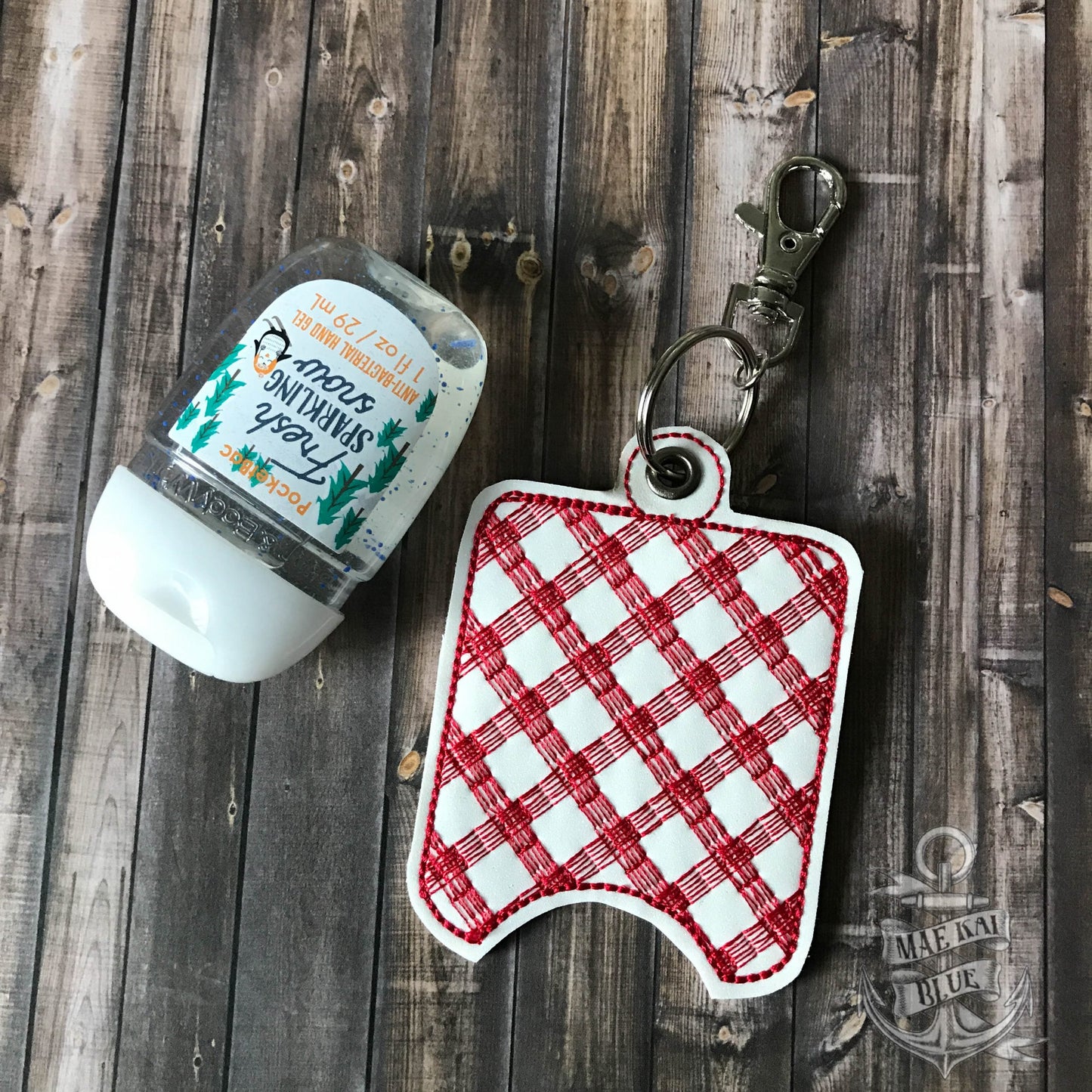 Plaid Sanitizer Holders - DIGITAL Embroidery DESIGN