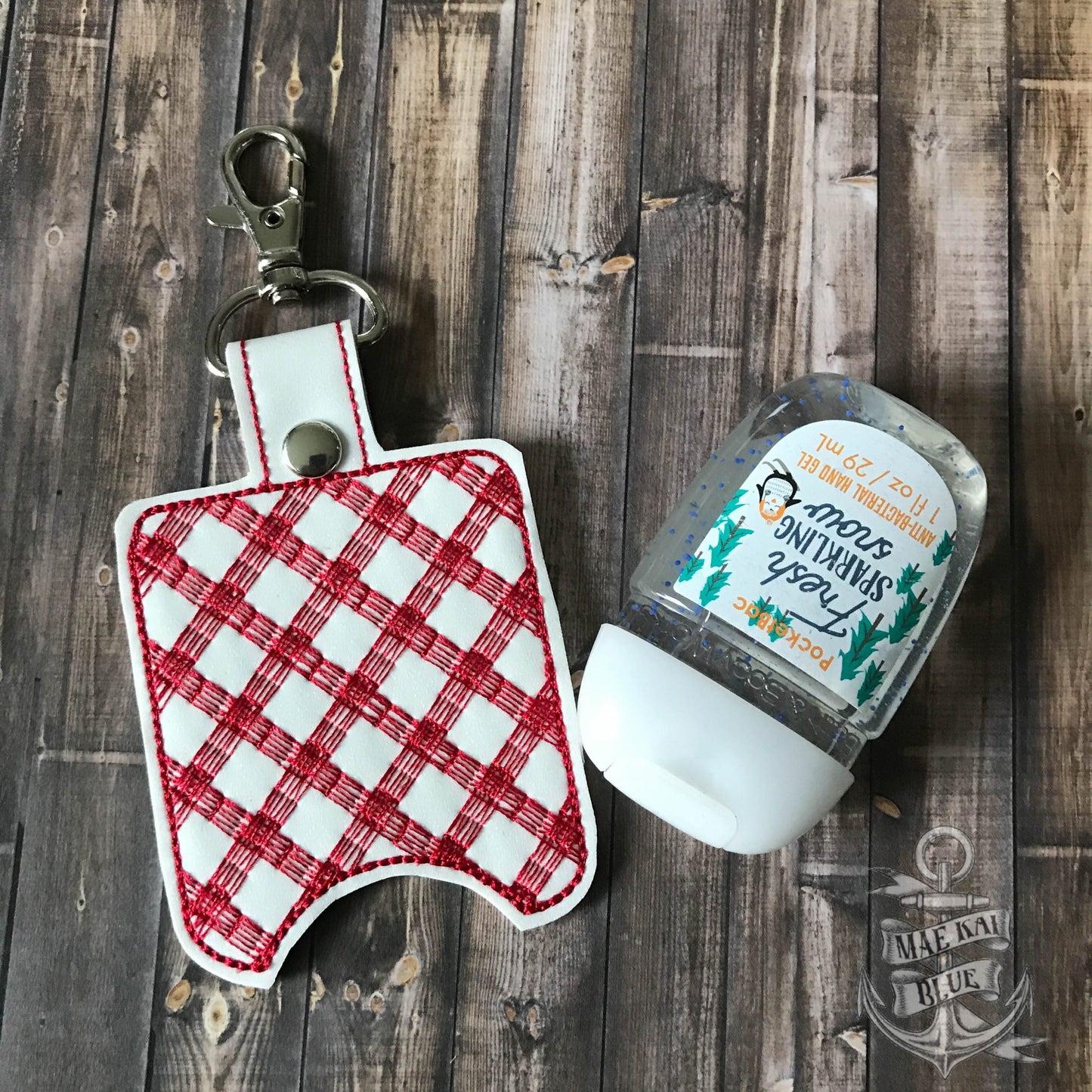 Plaid Sanitizer Holders - DIGITAL Embroidery DESIGN
