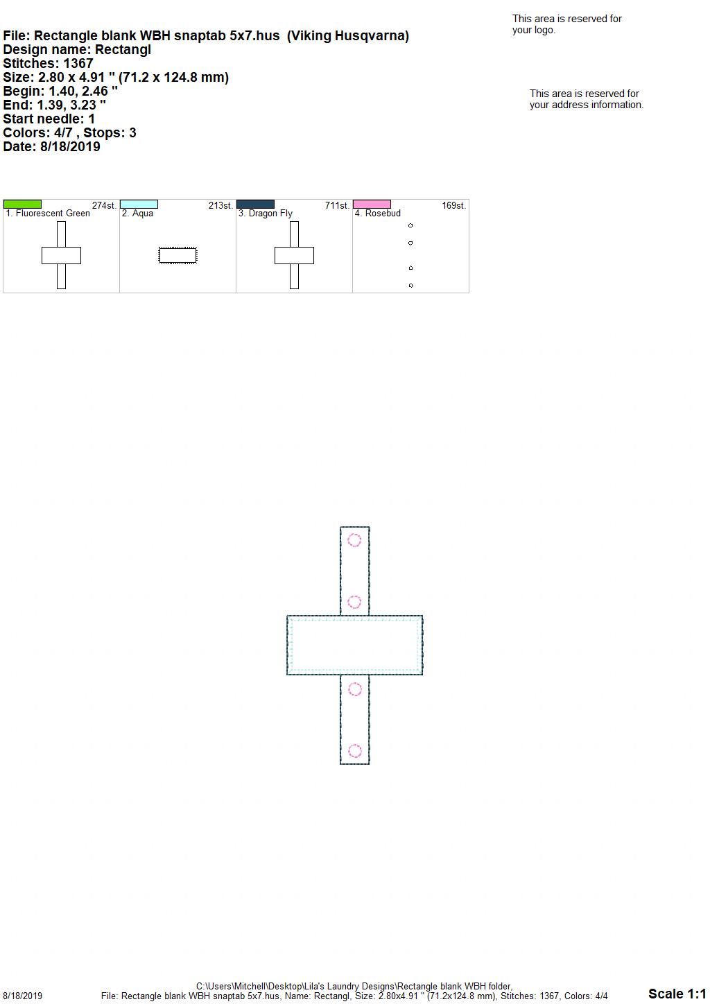 Blank Rectangle Water Bottle Holders - DIGITAL Embroidery DESIGN