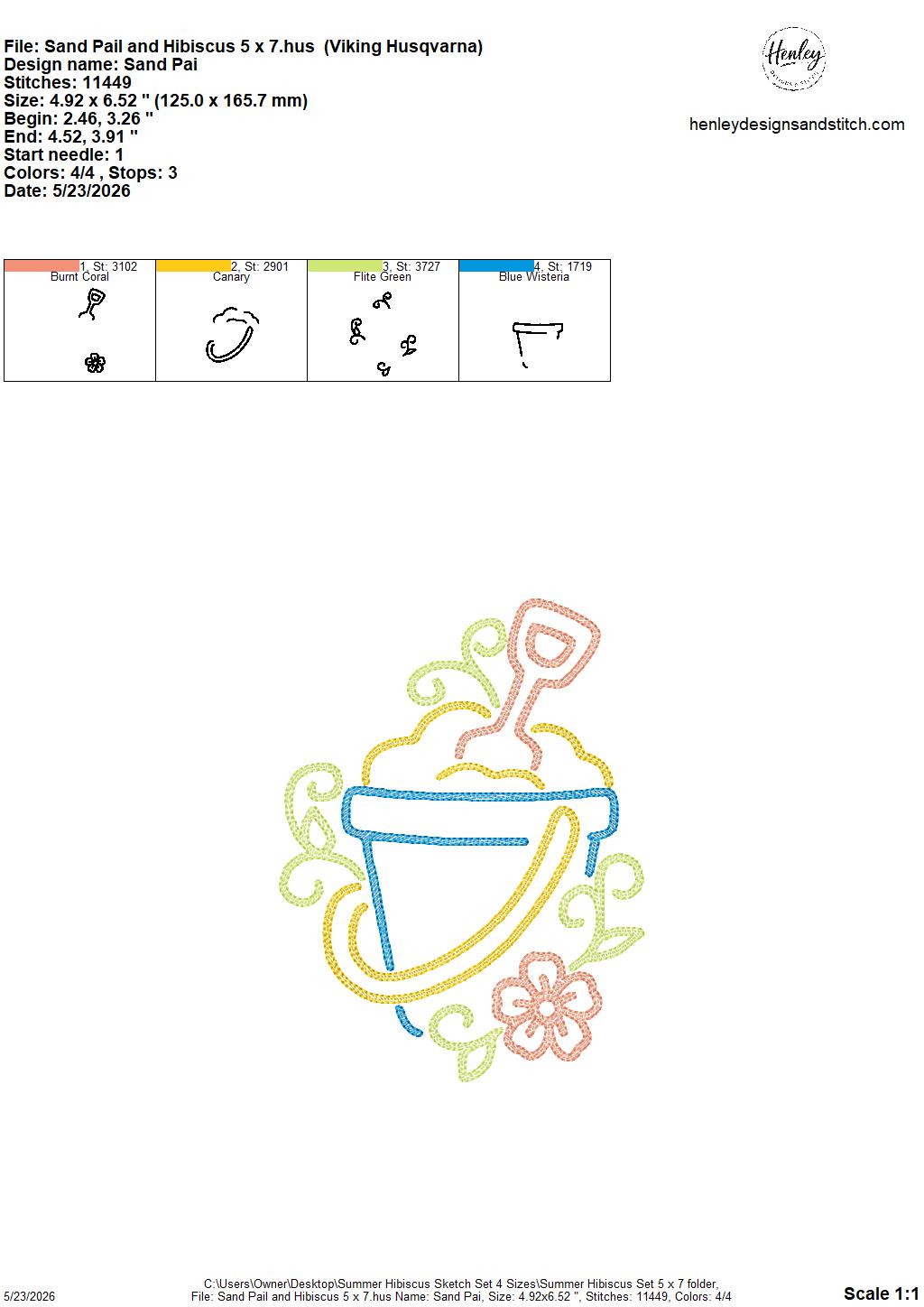 Sketch Summer Hibiscus SET - Includes 9 Designs  - 4 x 4, 5 x 7, 6 x 10 and 8 x 12 - DIGITAL Embroidery Design