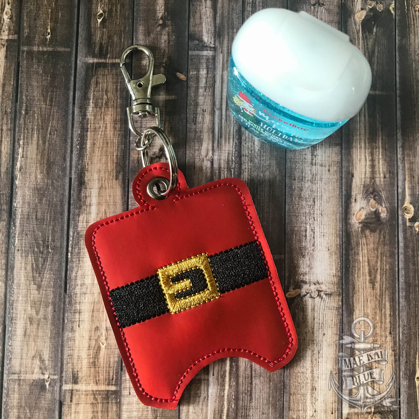 Santa Belt Sanitizer Holders - DIGITAL Embroidery DESIGN
