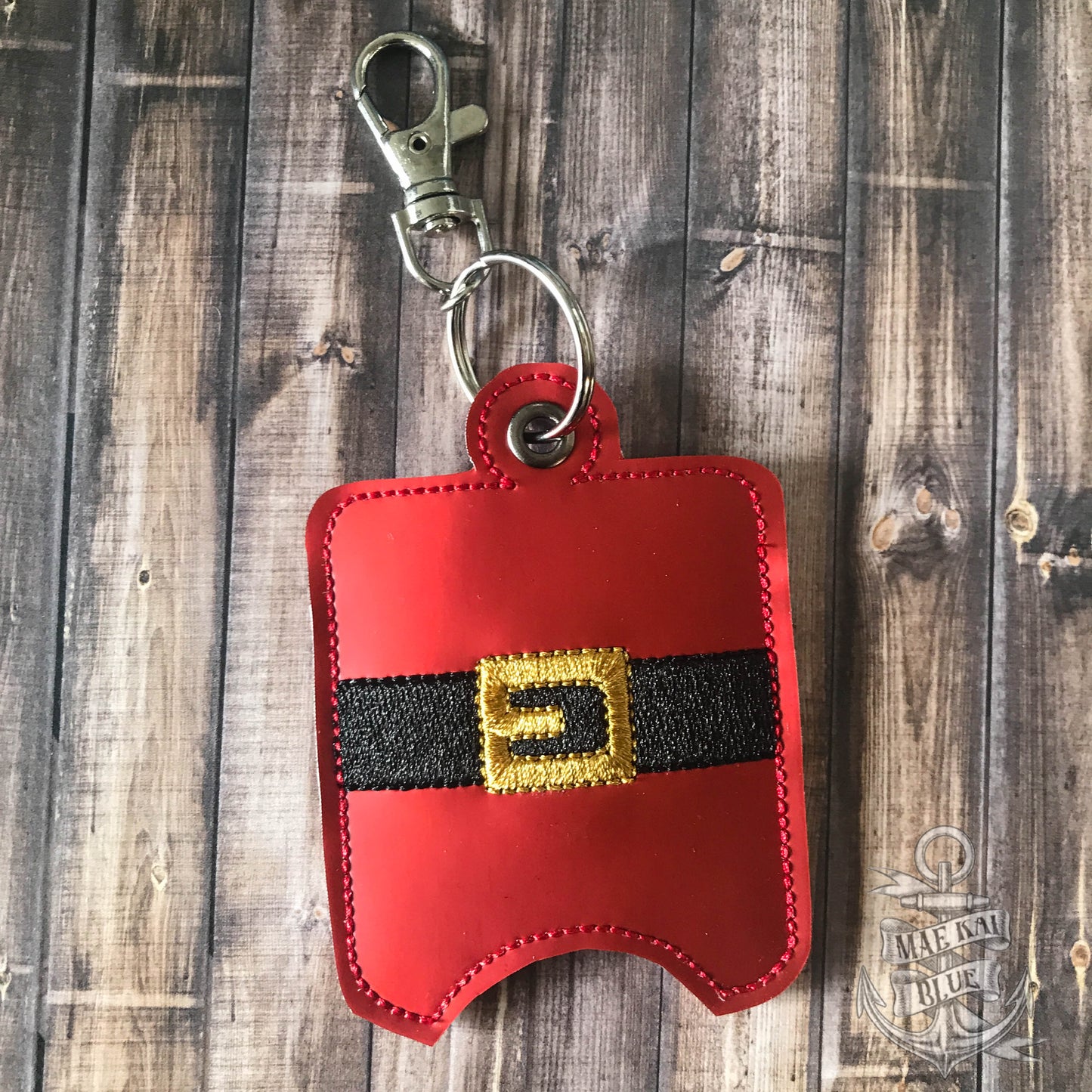 Santa Belt Sanitizer Holders - DIGITAL Embroidery DESIGN