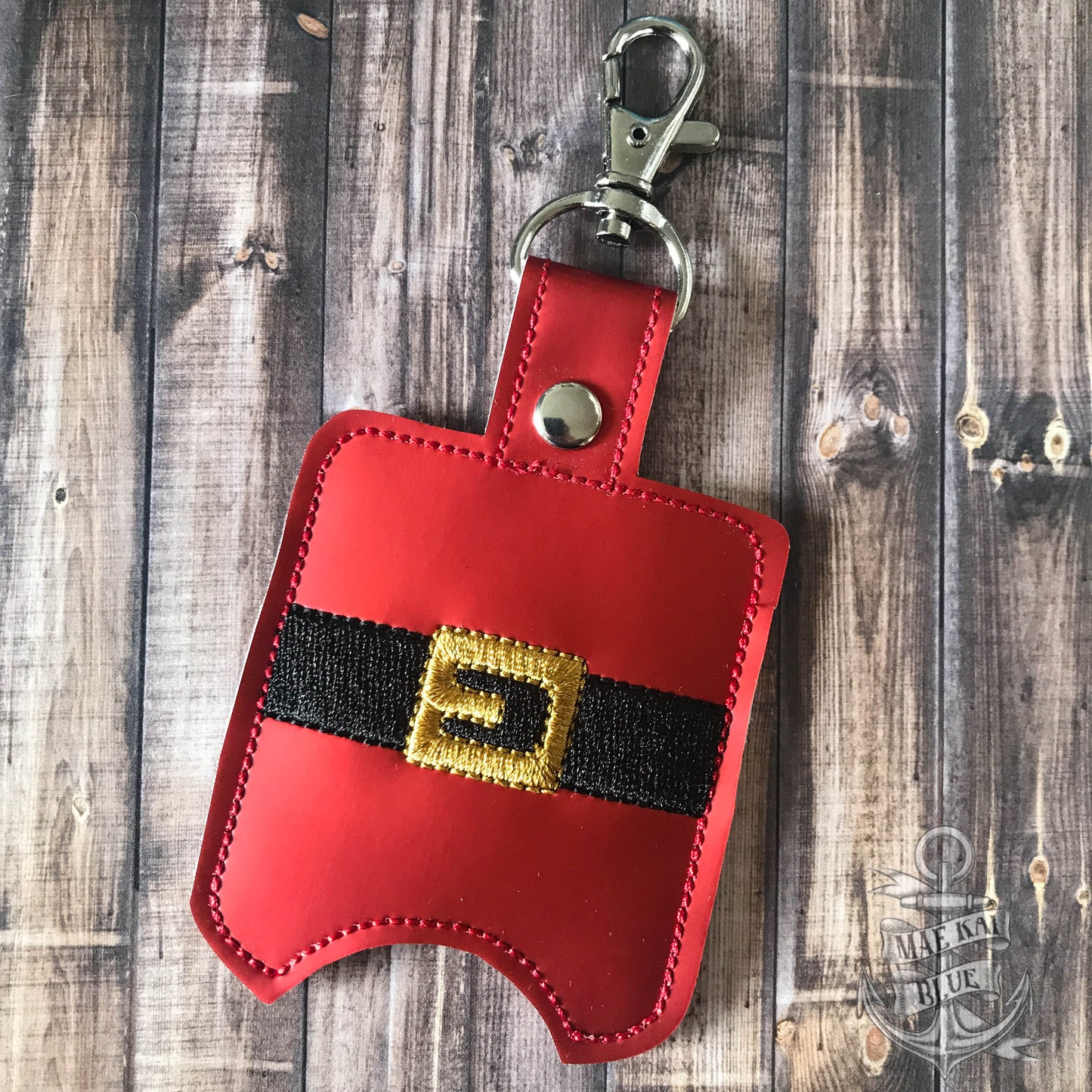 Santa Belt Sanitizer Holders - DIGITAL Embroidery DESIGN