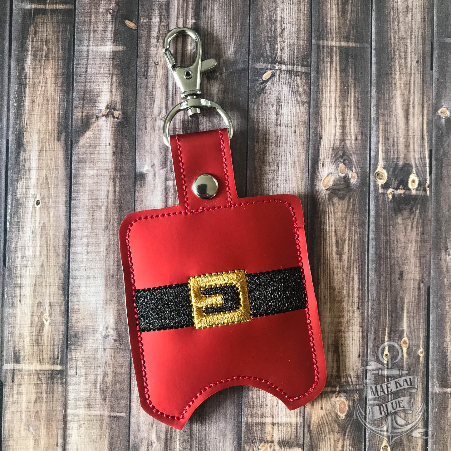 Santa Belt Sanitizer Holders - DIGITAL Embroidery DESIGN
