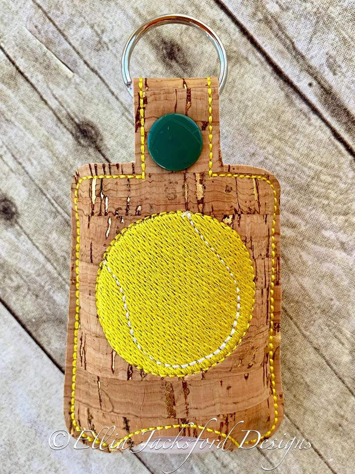 Tennis Sanitizer Holders - Embroidery Design - DIGITAL Embroidery DESIGN