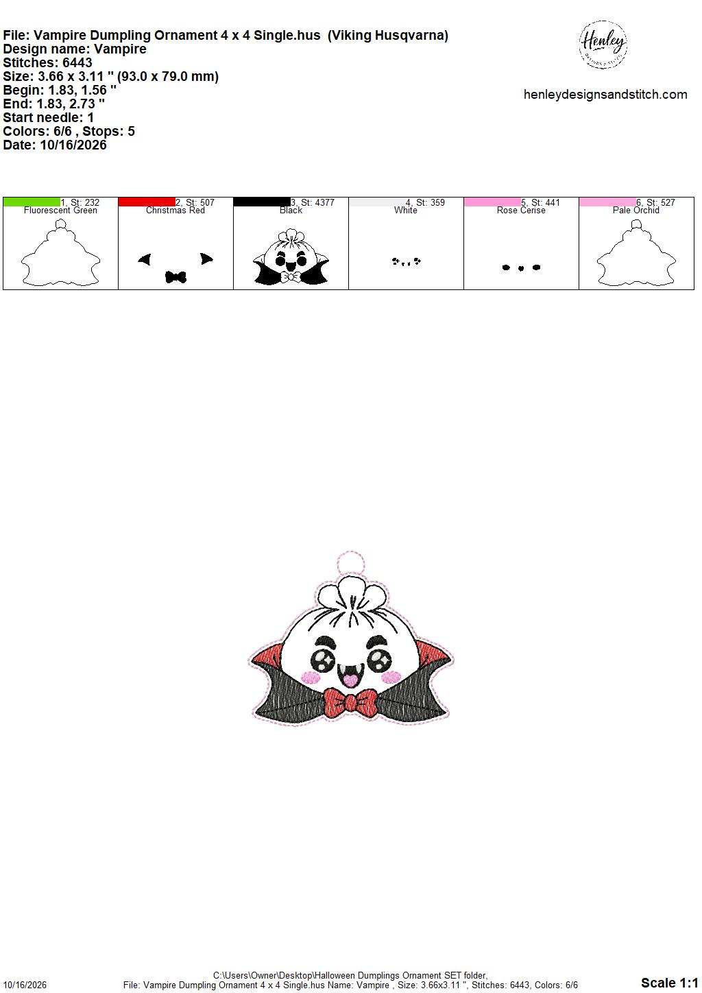 Halloween Dumpling Ornament SET - 4 x 4 Single and 5 x 7 Grouped - 8 DESIGNS - DIGITAL Embroidery Design