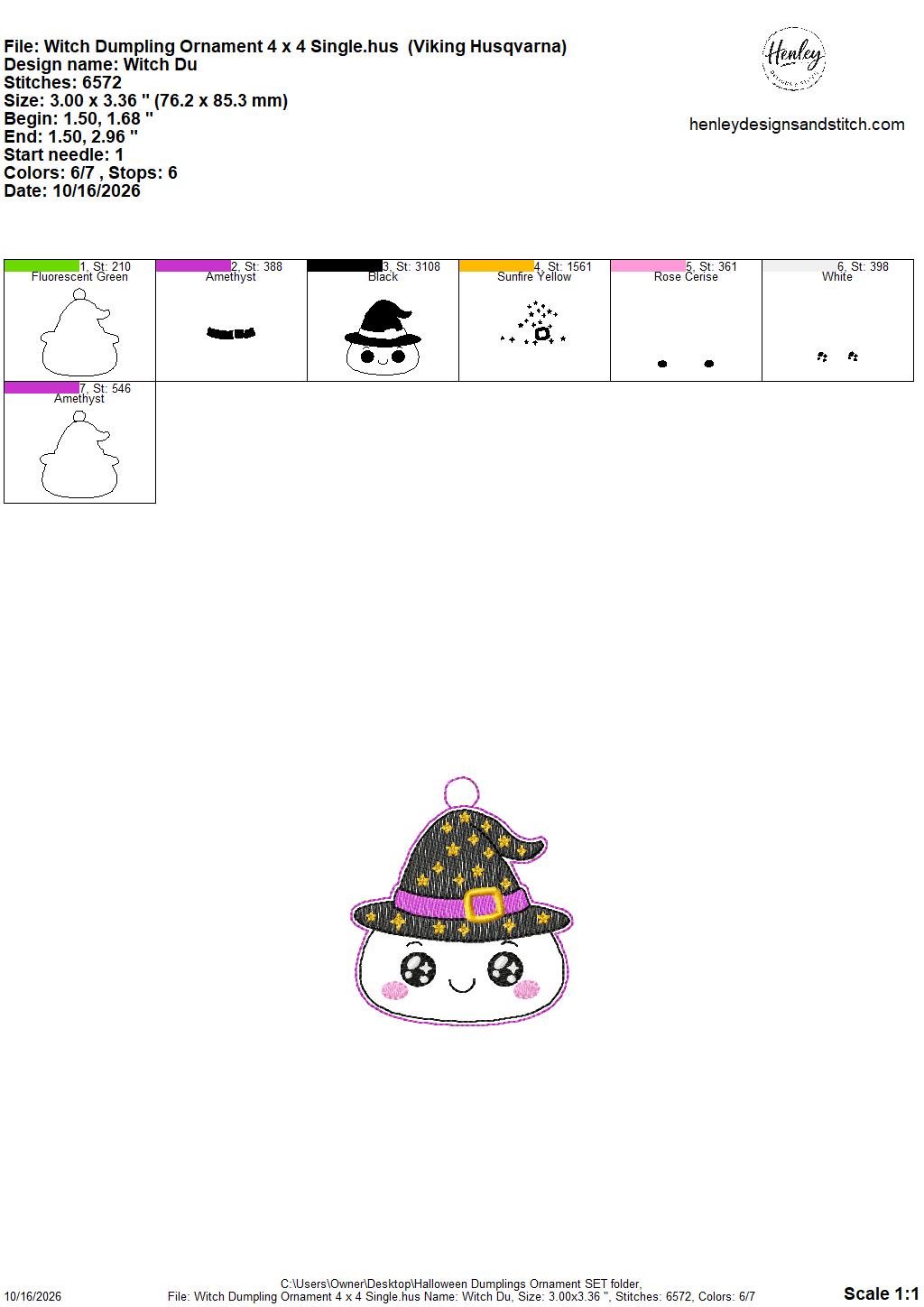 Halloween Dumpling Ornament SET - 4 x 4 Single and 5 x 7 Grouped - 8 DESIGNS - DIGITAL Embroidery Design