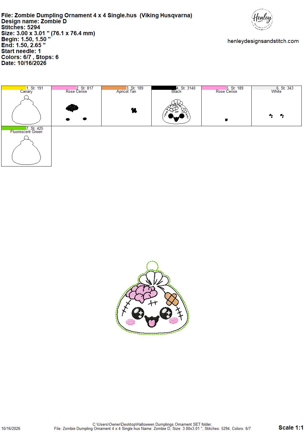 Halloween Dumpling Ornament SET - 4 x 4 Single and 5 x 7 Grouped - 8 DESIGNS - DIGITAL Embroidery Design