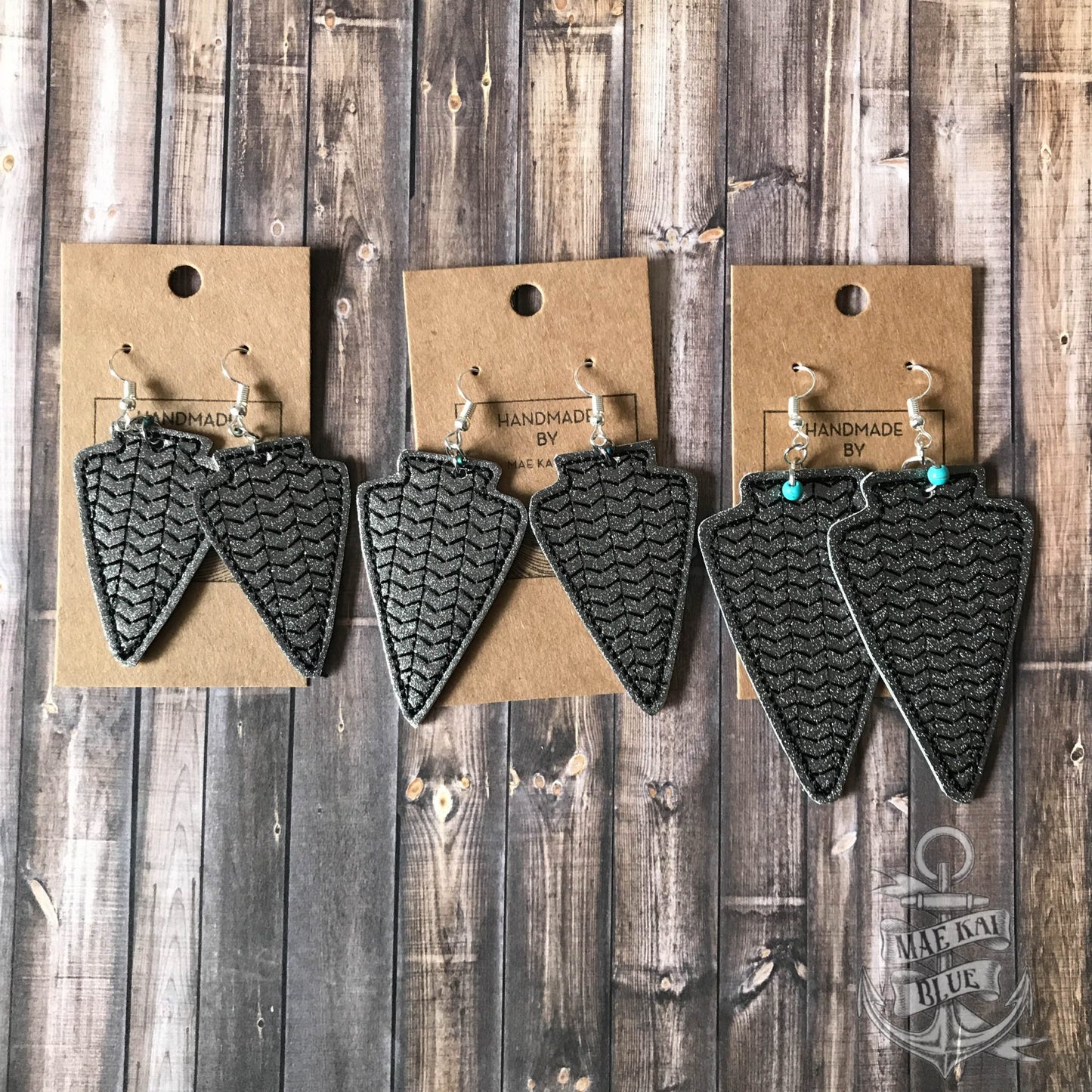 Arrowhead Earrings - 3 sizes - Digital Embroidery Design