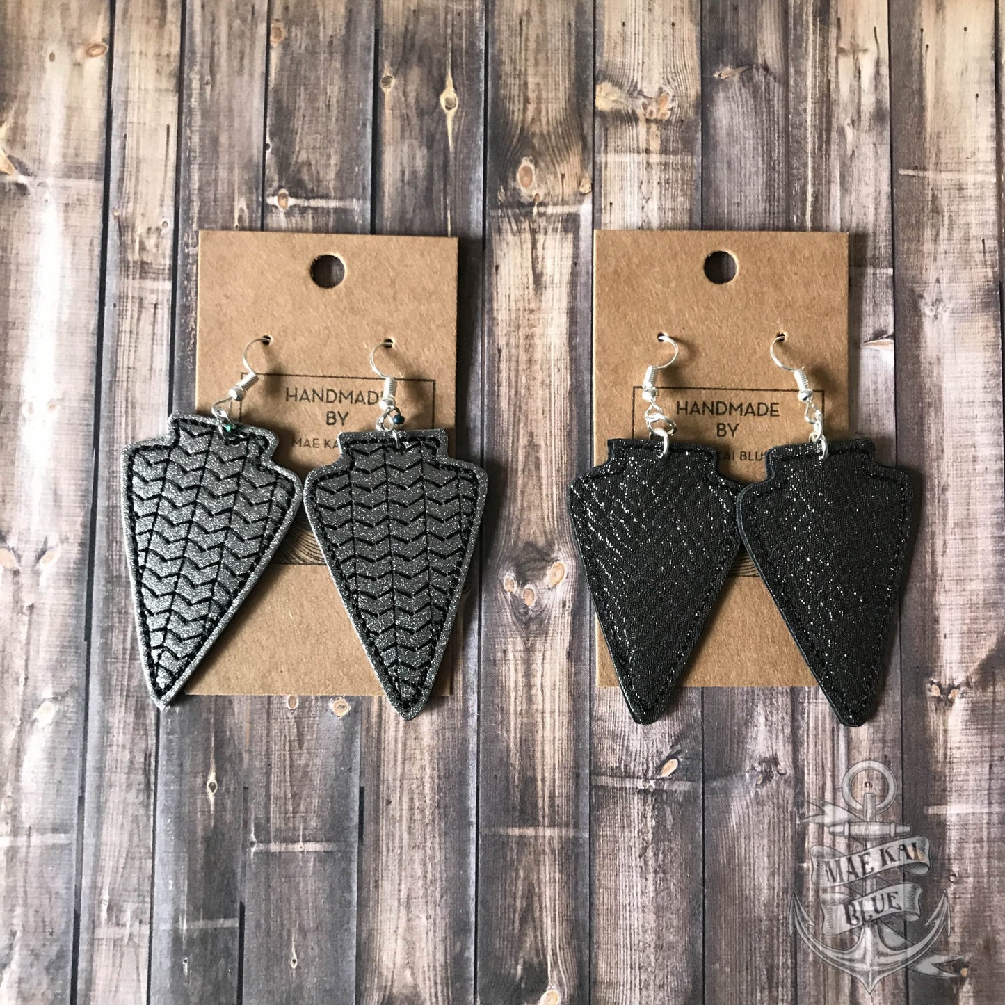 Arrowhead Earrings - 3 sizes - Digital Embroidery Design