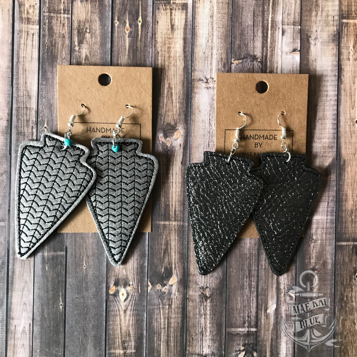 Arrowhead Earrings - 3 sizes - Digital Embroidery Design