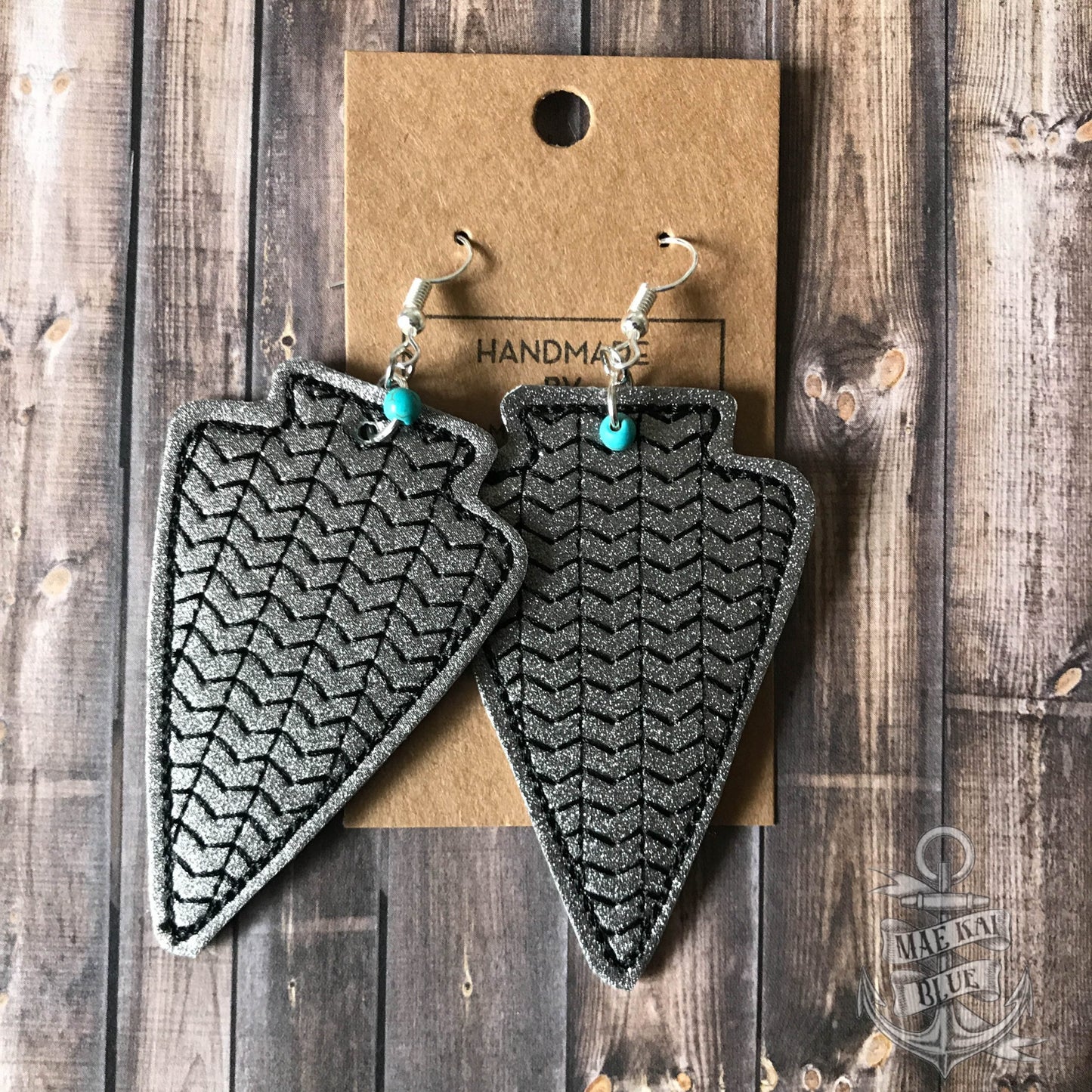 Arrowhead Earrings - 3 sizes - Digital Embroidery Design