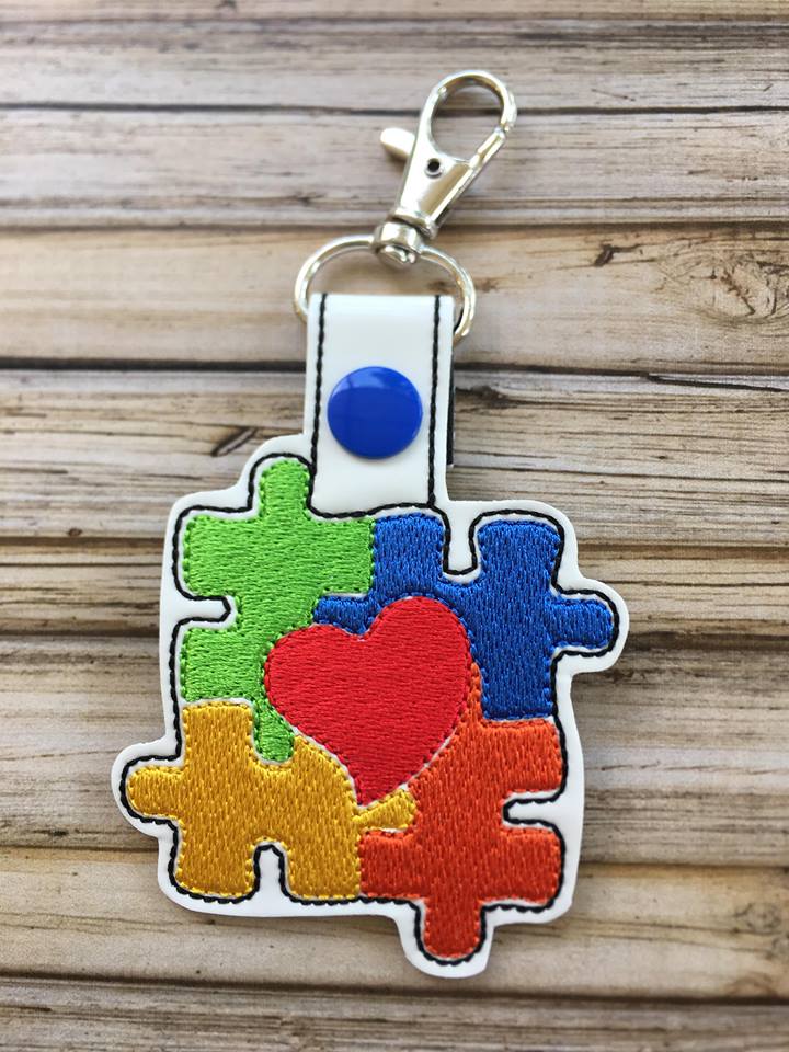 Autism Awareness Fobs 4x4 & 5x7 Groupe