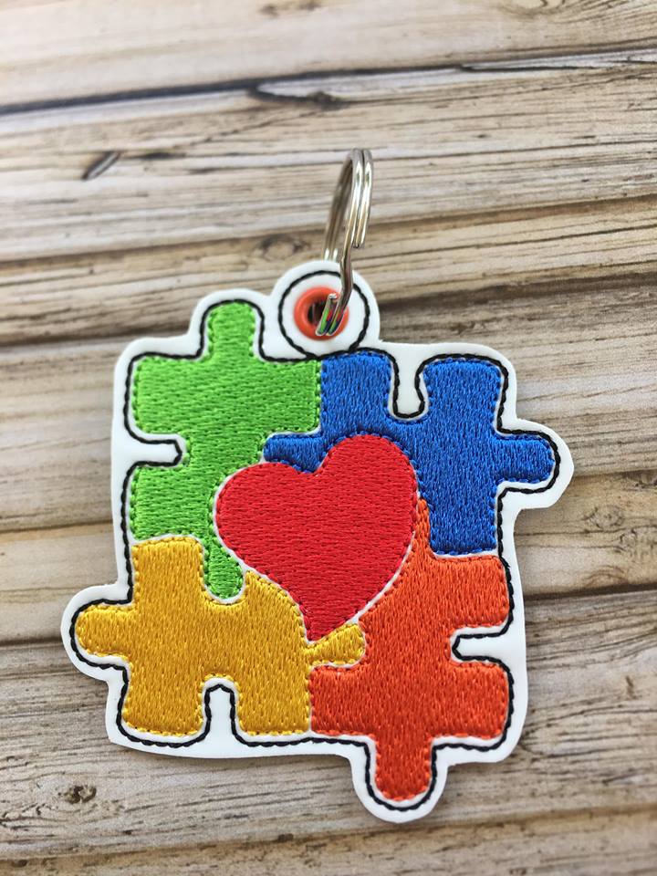 Autism Awareness Fobs 4x4 & 5x7 Groupe