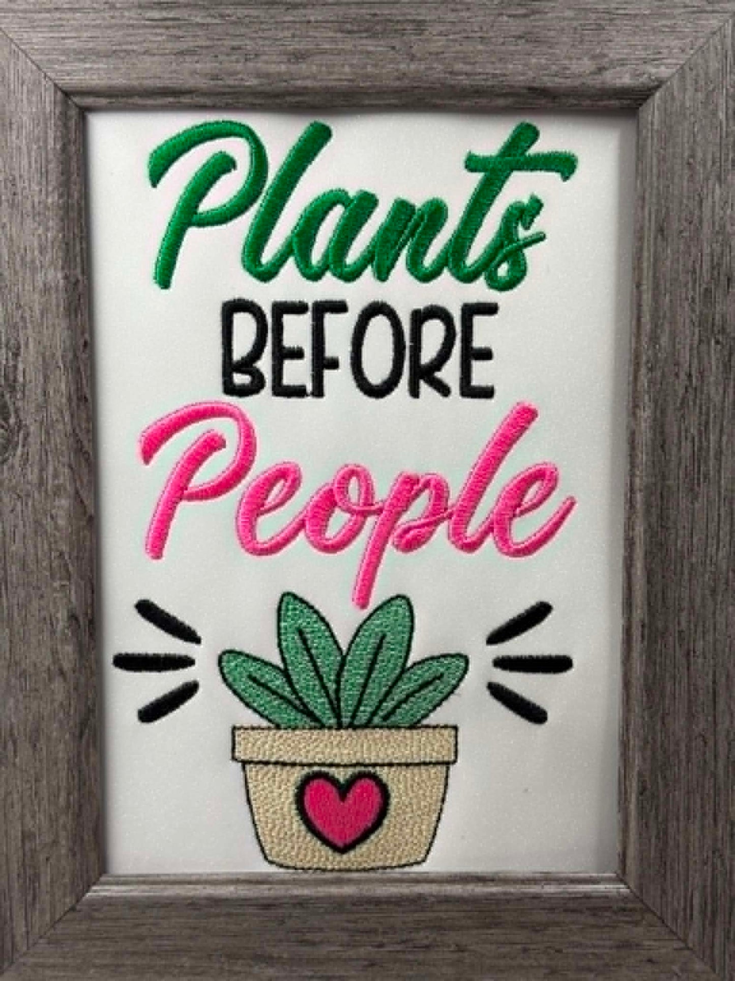 Plants Before People – 4 x 4, 5 x 7, 6 x 10 and 8 x 12 – DIGITAL Embroidery Design