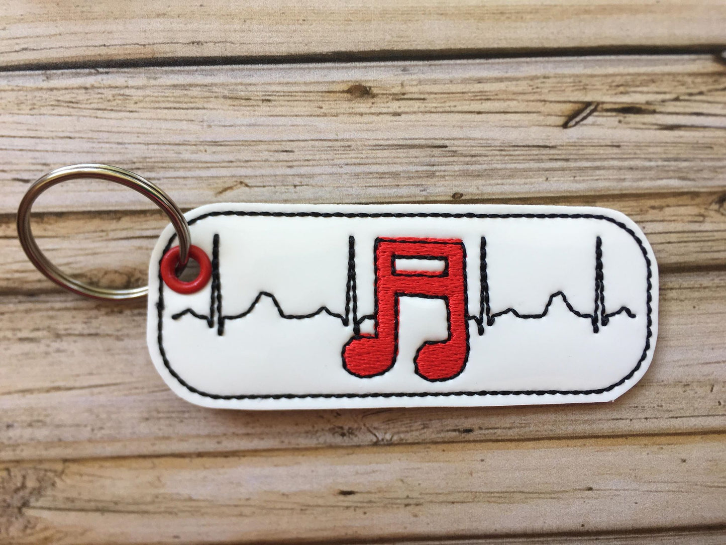 Sports - Set TWO ekg Eyelet Fob - Embroidery Design - DIGITAL Embroidery Design