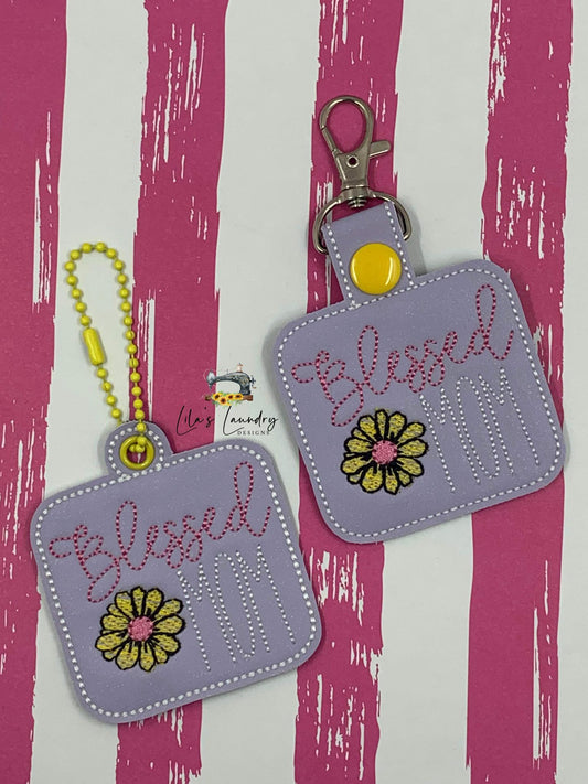 Blessed Mom Fobs - Digital Embroidery Design