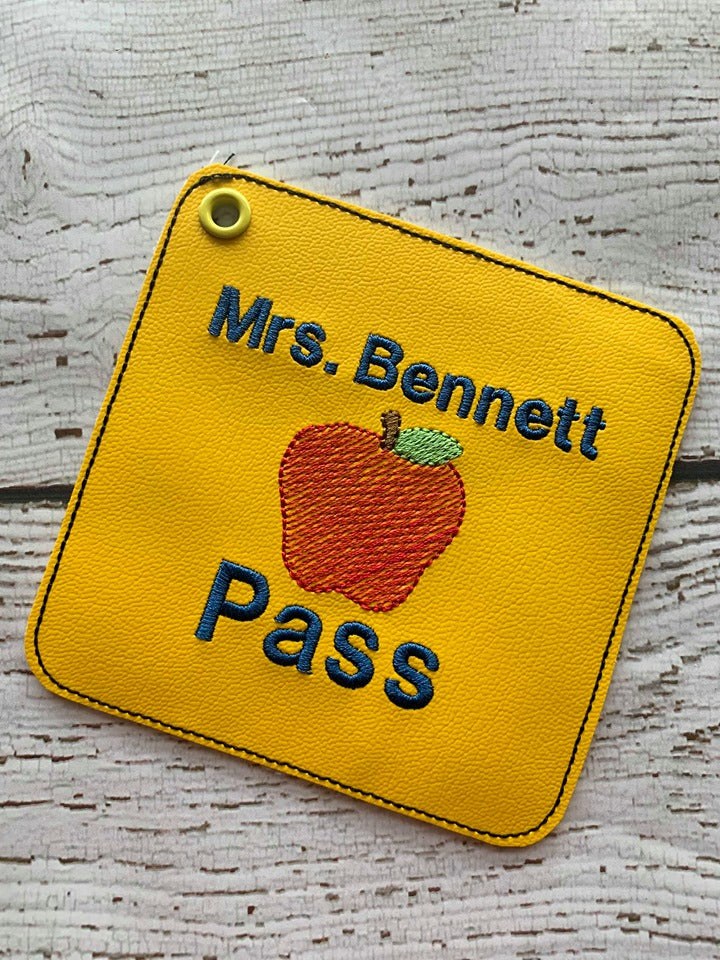 School Pass Feltie Set - Digital Embroidery Design