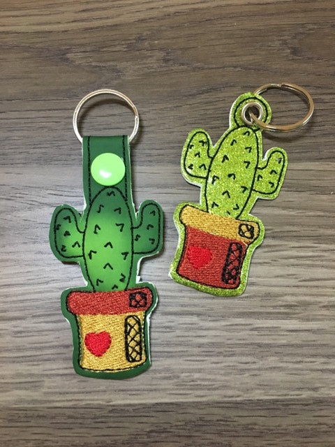 Cactus Fobs - Digital Embroidery Design