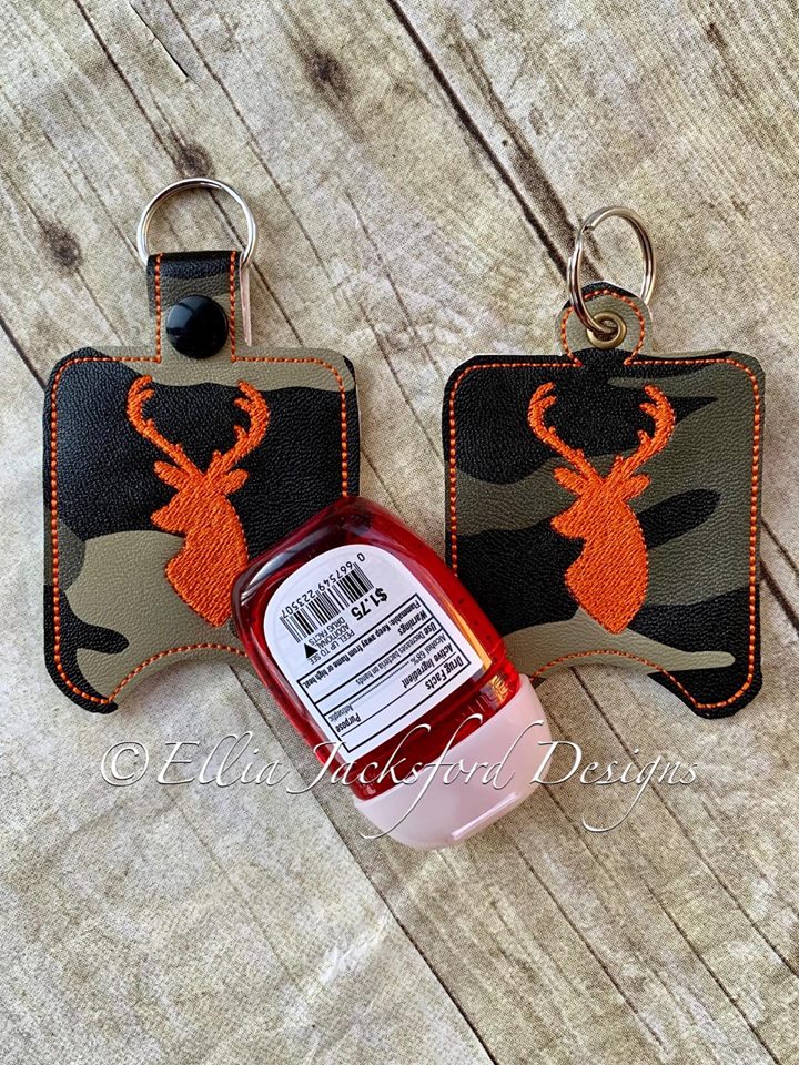 Deer Sanitizer Holder - Embroidery Design - DIGITAL Embroidery DESIGN