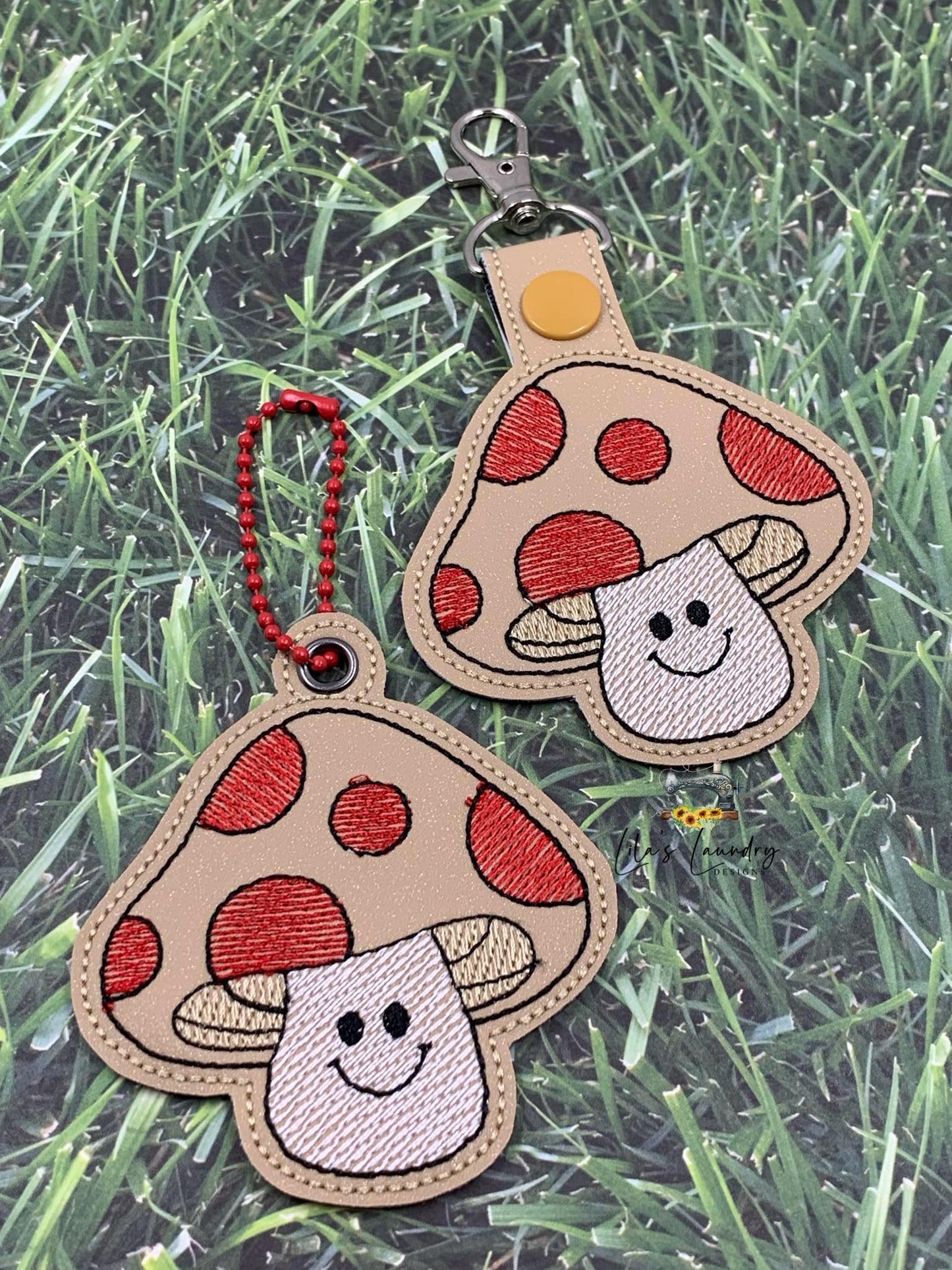 Mushroon Fobs - Digital Embroidery Design