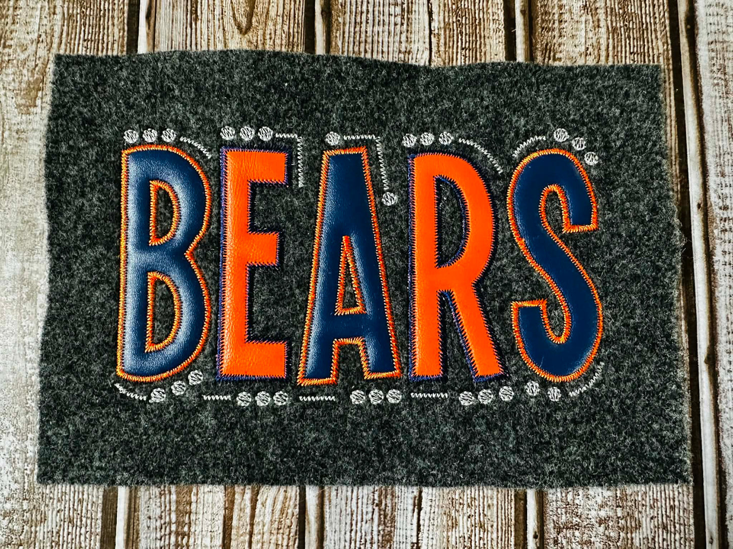 Bears Doodle Font Applique – 4 x 4, 5 x 7, 6 x 10 and 8 x 12 – DIGITAL Embroidery Design