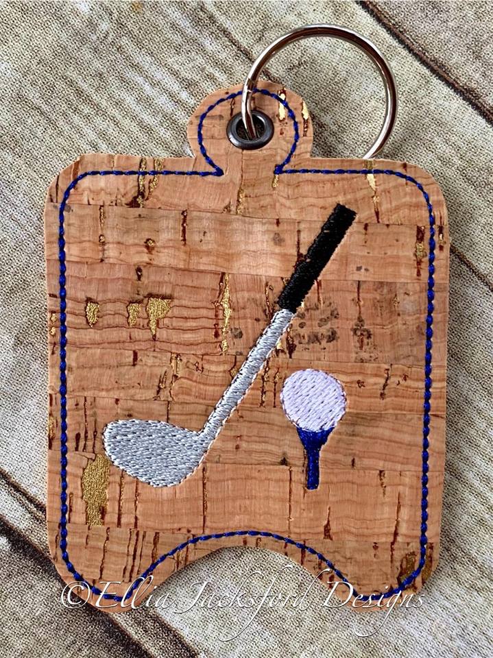 Golf Sanitizer Holder - Embroidery Design - DIGITAL Embroidery DESIGN