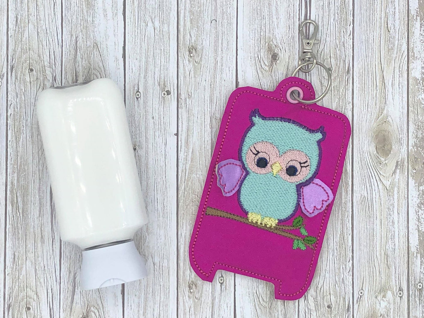 3D Owl - Hand Lotion Holder 5x7 included- DIGITAL Embroidery DESIGN