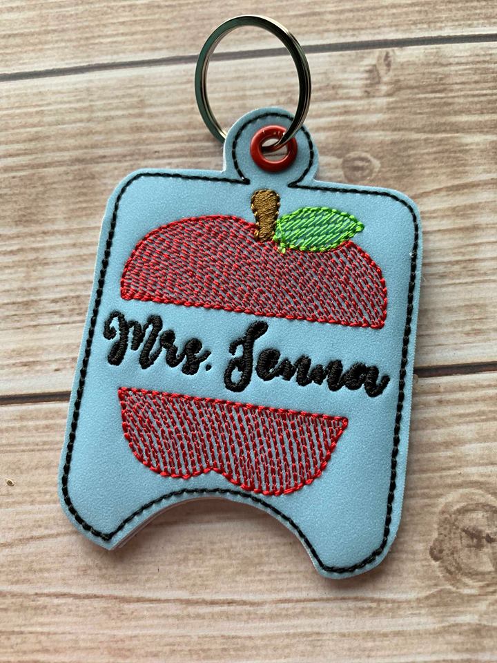 Split Apple Sanitizer Holders - DIGITAL Embroidery DESIGN