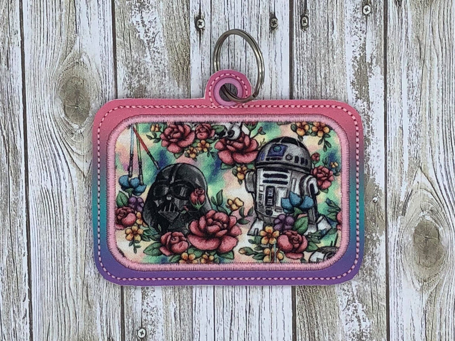 Applique ID holder/luggage tag - DIGITAL Embroidery design