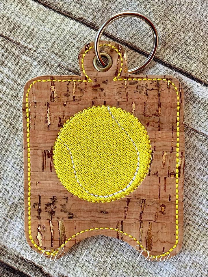 Tennis Sanitizer Holders - Embroidery Design - DIGITAL Embroidery DESIGN