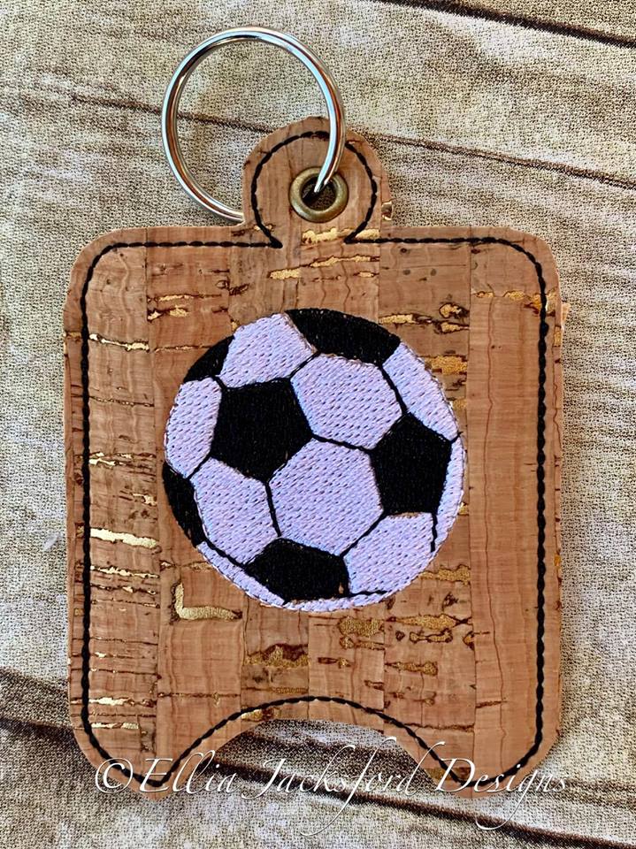 Soccer Sanitizer Holders - Embroidery Design - DIGITAL Embroidery DESIGN