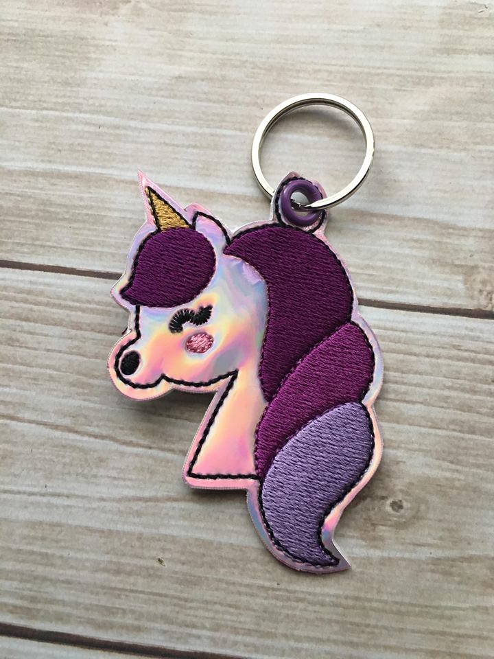 Unicorn Fobs - Embroidery Design - DIGITAL Embroidery DESIGN
