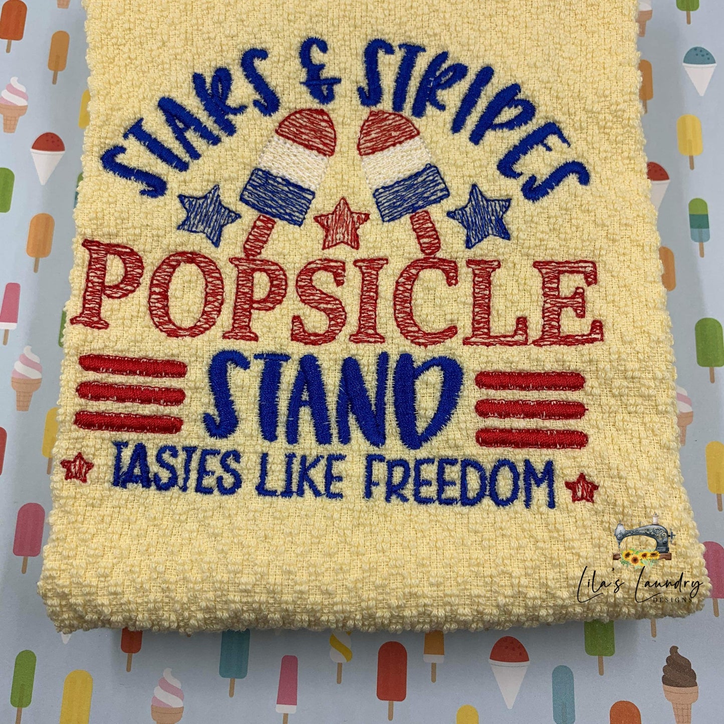 Popsicle Stand - 3 Sizes - Digital Embroidery Design