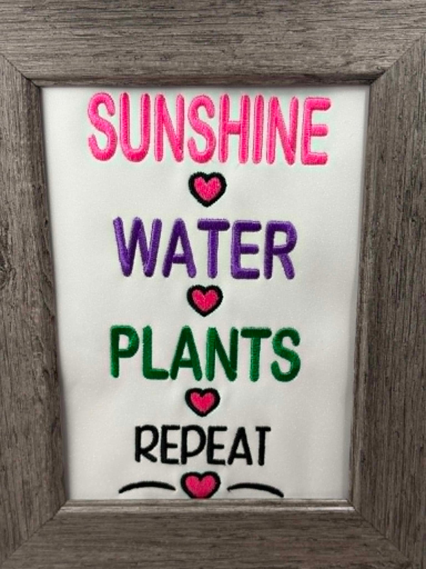 Sunshine Water Plants Repeat – 4 x 4, 5 x 7, 6 x 10 and 8 x 12 – DIGITAL Embroidery Design