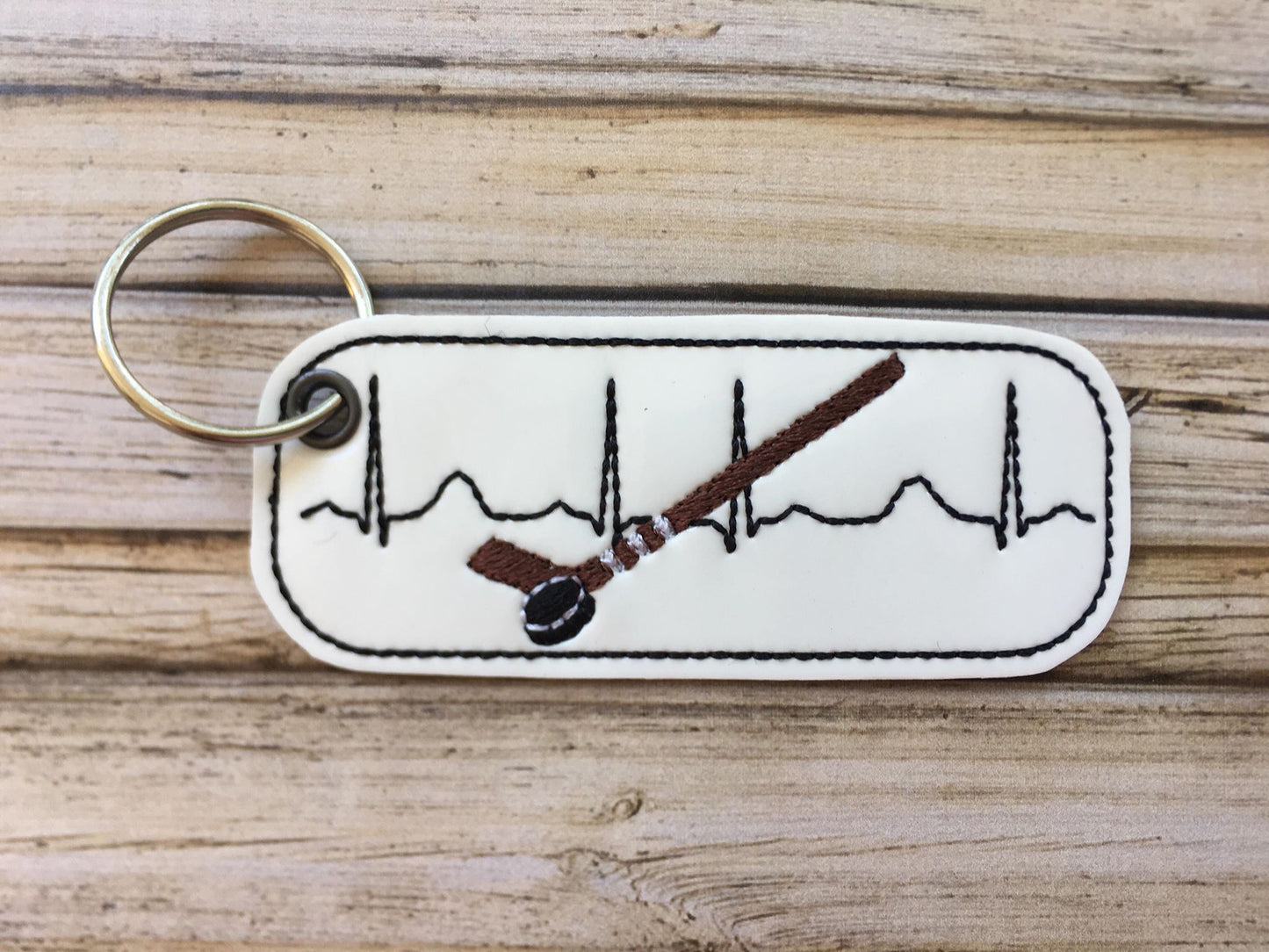 Sports Set ONE ekg Eyelet Fob - Embroidery Design - DIGITAL Embroidery DESIGN