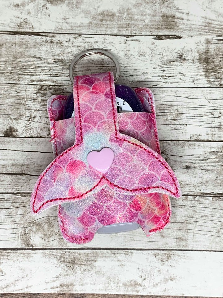 Tail Silhouette Sanitizer 5x7 - DIGITAL Embroidery DESIGN