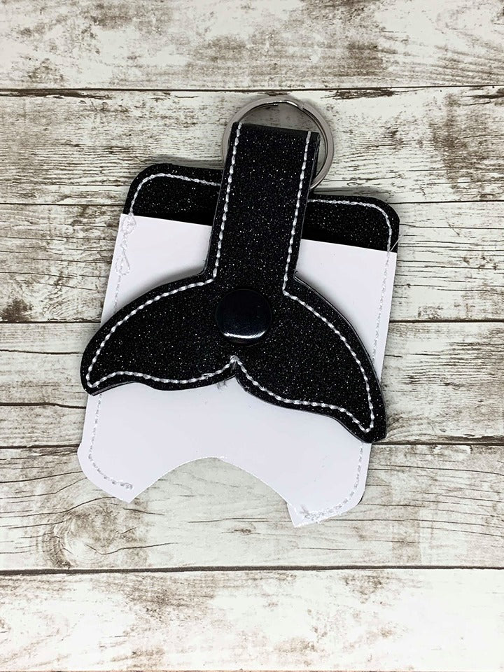 Tail Silhouette Sanitizer 5x7 - DIGITAL Embroidery DESIGN
