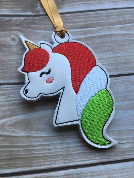 Unicorn Ornament- Digital Embroidery Design
