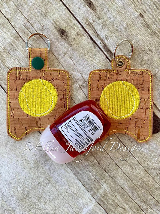 Tennis Sanitizer Holders - Embroidery Design - DIGITAL Embroidery DESIGN