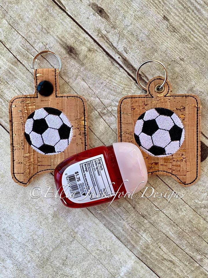Soccer Sanitizer Holders - Embroidery Design - DIGITAL Embroidery DESIGN