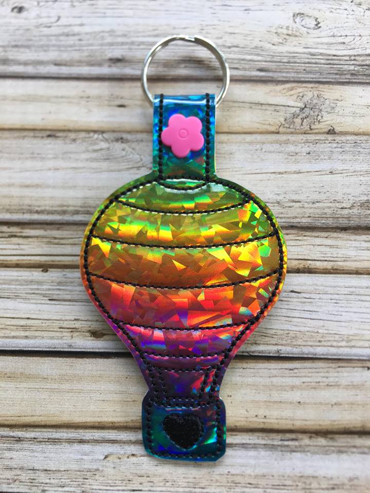 Hot Air Balloon Fobs - Digital Embroidery Design